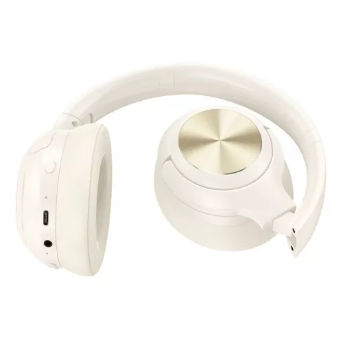 HOCO vezeték nélküli fejhallgató bluetooth ANC W54 tejesfehér