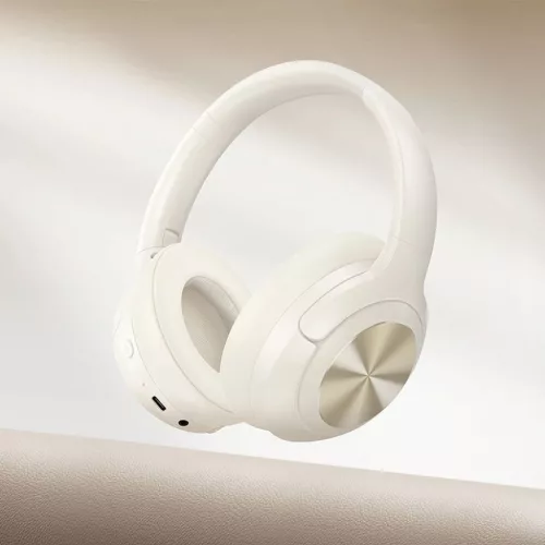 HOCO vezeték nélküli fejhallgató bluetooth ANC W54 tejesfehér