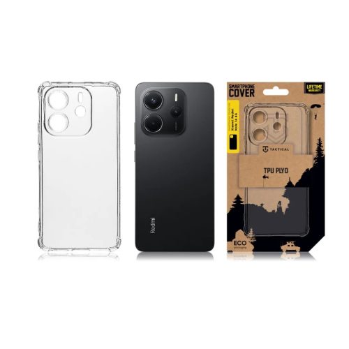Tactical TPU Plyo tok Xiaomi Redmi Note 14 4G átlátszó
