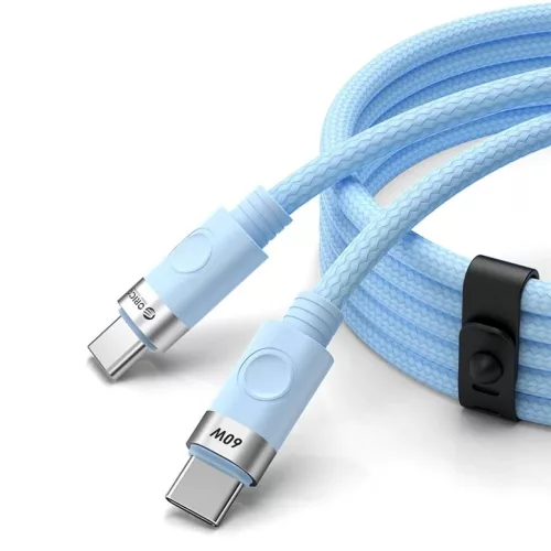 Orico CDX 60W 3A Power Delivery USB-C - USB-C kábel 1m - kék