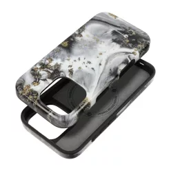   FORCELL F-PROTECT Mirage, katonai ütésálló tok MagSafe kompatibilis, IPHONE 15, ezüst köd