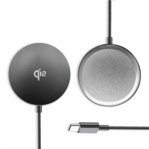 Wozinsky 15W Vezeték nélküli Qi2 Induktív Töltő - Fekete