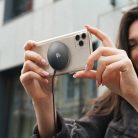 Wozinsky 15W Vezeték nélküli Qi2 Induktív Töltő - Fekete