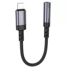 Borofone Adapter BV24 Graceful - Lightning 3,5mm jack átalakító - szürke