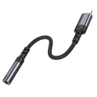 Borofone Adapter BV24 Graceful - Lightning 3,5mm jack átalakító - szürke