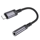 Borofone Adapter BV24 Graceful - Lightning 3,5mm jack átalakító - szürke