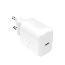 Puro PROLITE 20W USB-C Falra Szerelhető Töltő - Fehér