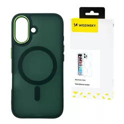   Wozinsky Fashion fliptok MagSafe Samsung Galaxy S25 Ultra - Zöld tok