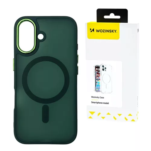 Wozinsky Fashion fliptok MagSafe Samsung Galaxy S25 Ultra - Zöld tok