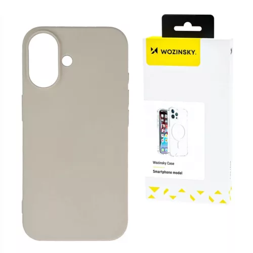 Wozinsky Szilikon Tok rugalmas szilikon Samsung Galaxy S25 Ultra - bézs tok