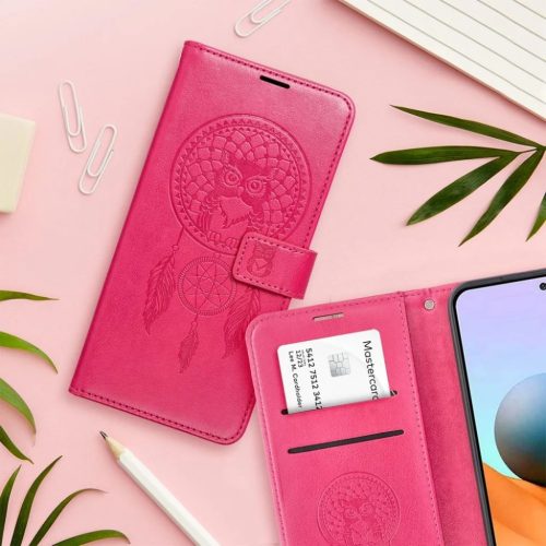 MEZZO fliptok Xiaomi Redmi Note 14 Pro 4G álomfogó magenta tok