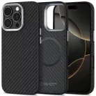 Tech-protect Ion Carbon Magsafe iPhone 16 Pro fekete/ezüst tok