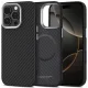 Tech-protect Ion Carbon Magsafe iPhone 16 Pro fekete/ezüst tok