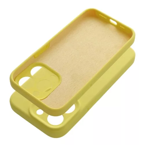 SILICONE 2mm tok iPhone 16e (SE 4 2025) /17e citrom