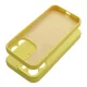 SILICONE 2mm tok iPhone 16e (SE 4 2025) /17e citrom