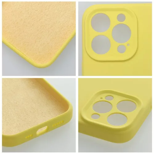 SILICONE 2mm tok iPhone 16e (SE 4 2025) /17e citrom