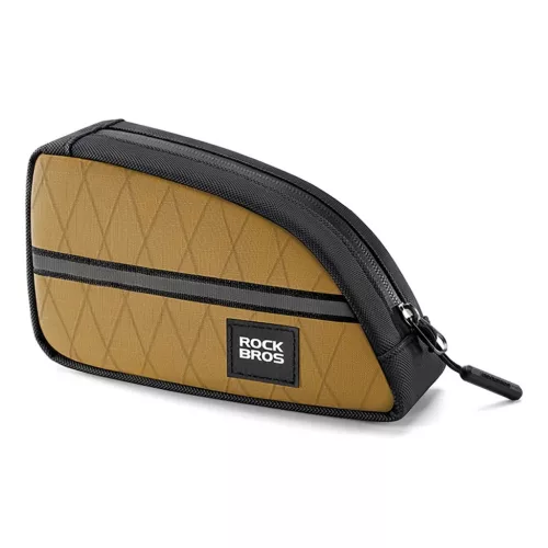 Rockbros Háromszög Alakú Bicikliváztáska 0.8l - Barna