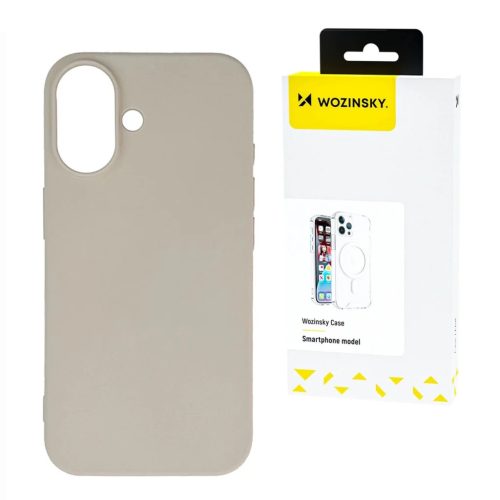 Wozinsky Silicone Case szilikon tok Samsung Galaxy S24 FE - bézs