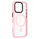 Liavec Hybrid Magsafe átlátszó tok iPhone 16 Pro light pink tok