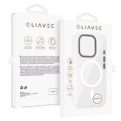 Liavec Hybrid Magsafe átlátszó tok iPhone 16 Pro tok