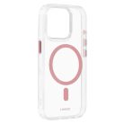 Liavec Glossy Magsafe Átlátszó tok iPhone 15 Pro Max rózsaszín tok