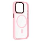 Liavec Hybrid Magsafe Clear tok iPhone 15 Pro Max light pink