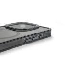 Fekete Glitter tok MagSafe kompatibilitással Samsung Galaxy S25 Edge-hez