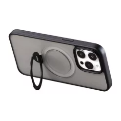   Joyroom JR-BP004 mágneses védőtok tartóval iPhone 15-höz (Fekete) tok