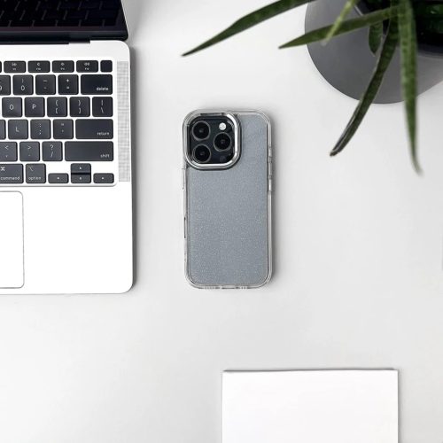 Glitter tok a Samsung Galaxy S25 Edge-hez - Átlátszó