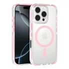 Tel Protect Strap Átlátszó Tok iPhone 16 Pro rózsaszín tok
