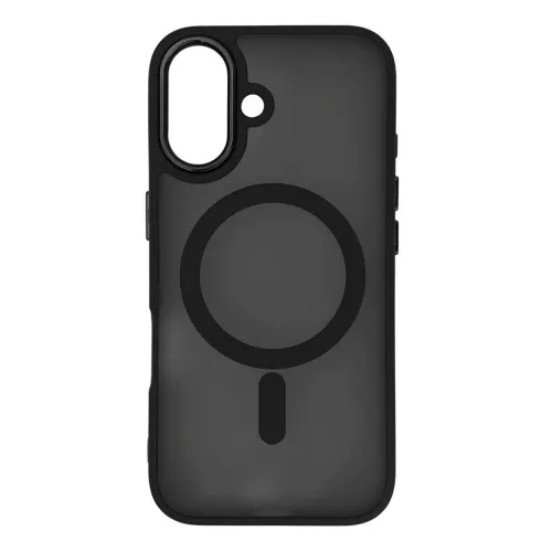 Fashion tok MagSafe-kapcsolattal iPhone 16e/17e-hez - Fekete tok