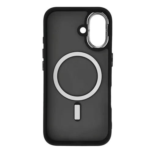 Fashion tok MagSafe-kapcsolattal iPhone 16e/17e-hez - Fekete tok