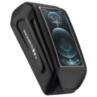 Rockbros 30120064001 vízálló kerékpár váztáska telefontartóval - fekete tok