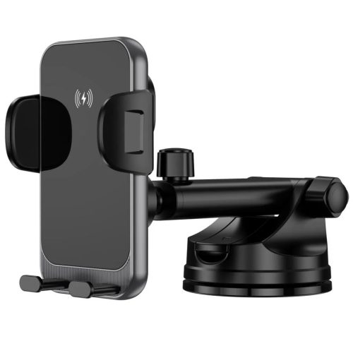 JELLICO autós telefontartó vezeték nélküli töltéssel W20 15W Fekete