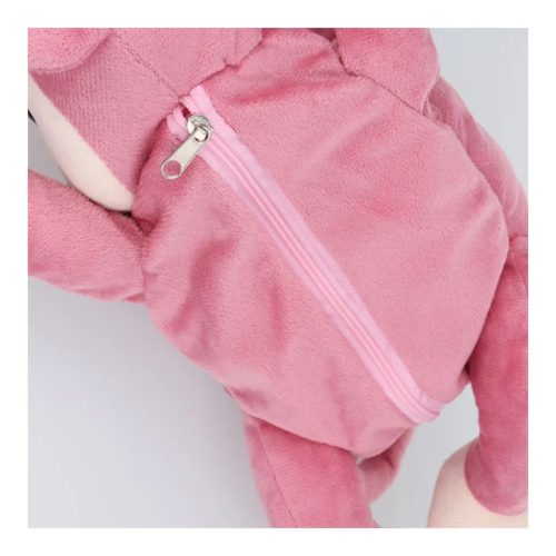 Majom formájú papírzsebkendő tartó rózsaszín