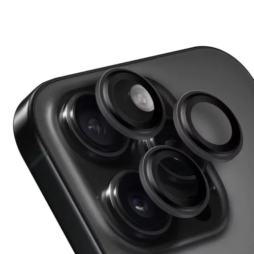 Apple iPhone 15 Pro/15 Pro Max fekete titán OBAL:ME Objektívvédő, üvegfólia