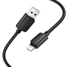 HOCO kábel USB A - Lightning 2,4A X113 1 m fekete