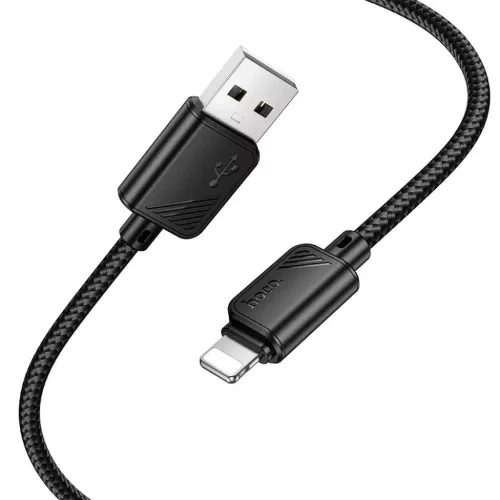 HOCO kábel USB A - Lightning 2,4A X113 1 m fekete