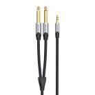 Audio kábel 3,5mm apa - 2x jack 6,35mm apa Vention BARHK 8m