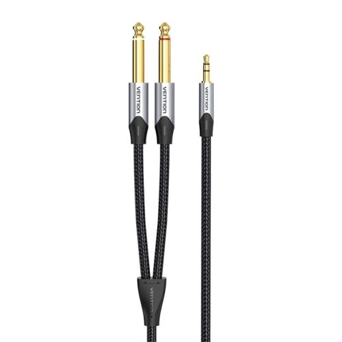 Audio kábel 3,5mm apa - 2x jack 6,35mm apa Vention BARHK 8m