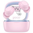 HOCO vezeték nélküli fülhallgató bluetooth TWS gyerekeknek EW111 rózsaszín