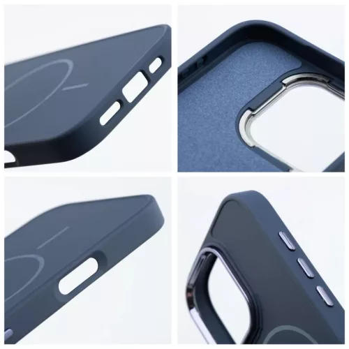 FRAME MAG COVER tok kompatibilis MagSafe-val IPHONE 11-hez tengerészkék tok