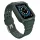Protect Strap szíj tok Apple Watch 9 / 8 / 7 / 6 / 5 / 4 / 3 / 2 / SE / SE2 (41 / 40 / 38mm) páncélozott tok zöld