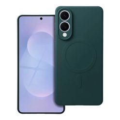   SILICONE MAG COVER tok kompatibilis MagSafe-hez SAMSUNG S25 Edge sötétzöld