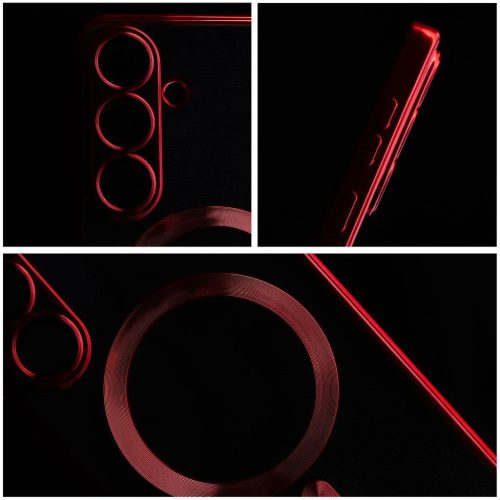 ELECTRO MAG COVER tok kompatibilis MagSafe-fel SAMSUNG S25 Edge piros