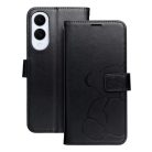 MEZZO fliptok Samsung Galaxy S25 Edge-hez, fekete maci mintás tok