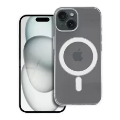   CLEAR 2 mm tok IPHONE 15-höz kompatibilis MagSafe-fel (kameravédelemmel) átlátszó tok