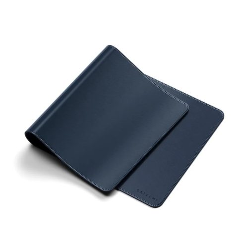 Satechi Vegan-Leather Premium Desk Mat - Blue