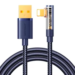   Lightning USB-A kábel / Derékszögű / 1.2m Joyroom S-UL012A6 (kék)