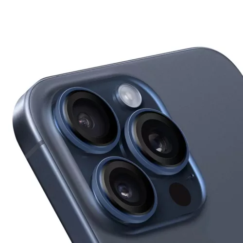 Apple iPhone 15 Pro/15 Pro Max Kék Titán OBAL:ME Lencsevédő üvegfólia